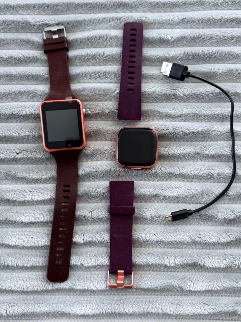 Smartwatch and Fitbit combo